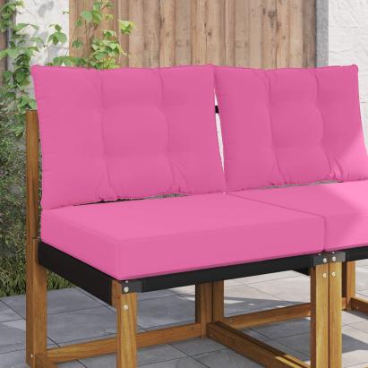 Perna pentru canapea de exterior 2 pcs Roz Poliester GartenMobel Dekor