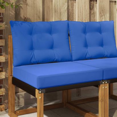 Perna pentru canapea de exterior 2 pcs Turcoaz Poliester GartenMobel Dekor