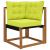 Perna pentru canapea de exterior 3 pcs Verde Poliester GartenMobel Dekor