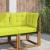 Perna pentru canapea de exterior 3 pcs Verde Poliester GartenMobel Dekor