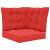 Perna pentru canapea de exterior 3 pcs Roșu Poliester GartenMobel Dekor