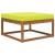 Perna pentru canapea de exterior Verde 80 x 80 x 8 cm Poliester GartenMobel Dekor
