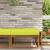 Perna pentru canapea de exterior Verde 80 x 80 x 8 cm Poliester GartenMobel Dekor
