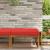 Perna pentru canapea de exterior Roșu 80 x 80 x 8 cm Poliester GartenMobel Dekor