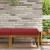 Perna pentru canapea de exterior bordo 80 x 80 x 8 cm Poliester GartenMobel Dekor
