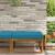 Perna pentru canapea de exterior Albastru regal 80 x 80 x 8 cm GartenMobel Dekor