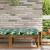 Perna pentru canapea de exterior Model cu frunze 80 x 80 x 8 cm GartenMobel Dekor