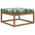 Perna pentru canapea de exterior Model cu frunze 80 x 80 x 8 cm GartenMobel Dekor