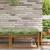 Perna pentru canapea de exterior Design cu frunze Poliester GartenMobel Dekor