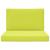 Perna pentru canapea de exterior 2 pcs Verde Poliester GartenMobel Dekor