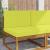 Perna pentru canapea de exterior 2 pcs Verde Poliester GartenMobel Dekor