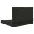 Perna pentru canapea de exterior 2 pcs Negru Poliester GartenMobel Dekor