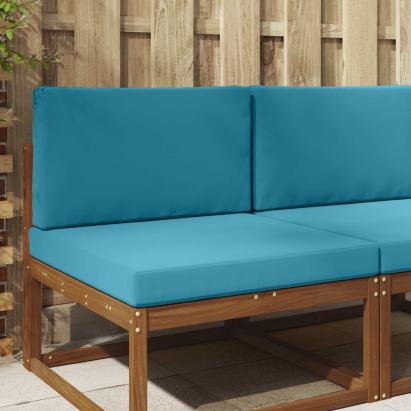 Perna pentru canapea de exterior 2 pcs Albastru regal Poliester GartenMobel Dekor