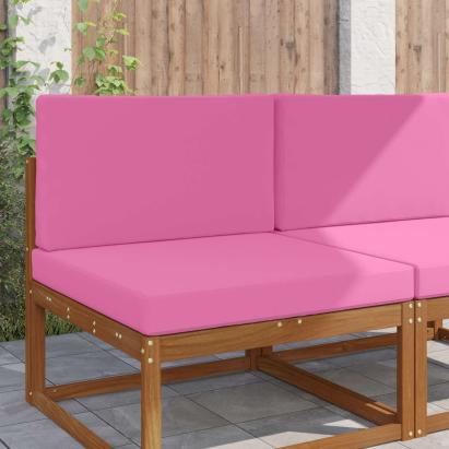 Perna pentru canapea de exterior 2 pcs Roz Poliester GartenMobel Dekor