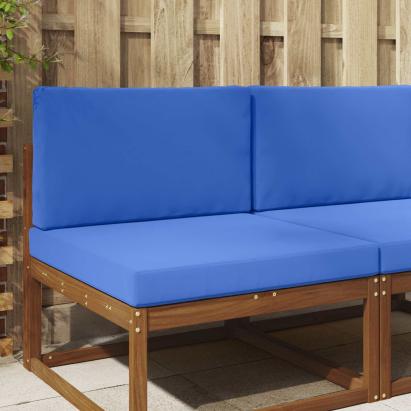 Perna pentru canapea de exterior 2 pcs Turcoaz Poliester GartenMobel Dekor