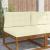 Perna pentru canapea de exterior 2 pcs Crem Poliester GartenMobel Dekor