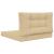 Perna pentru canapea de exterior 2 pcs Bej Poliester GartenMobel Dekor