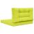 Perna pentru canapea de exterior 2 pcs Verde Poliester GartenMobel Dekor