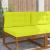 Perna pentru canapea de exterior 2 pcs Verde Poliester GartenMobel Dekor