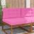 Perna pentru canapea de exterior 2 pcs Roz Poliester GartenMobel Dekor