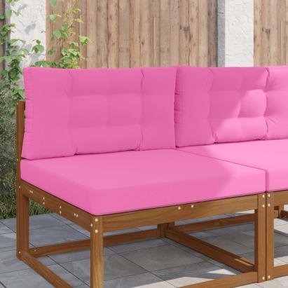 Perna pentru canapea de exterior 2 pcs Roz Poliester GartenMobel Dekor