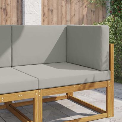 Perna pentru canapea de exterior 3 pcs Gri Poliester GartenMobel Dekor