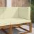 Perna pentru canapea de exterior 3 pcs Crem Poliester GartenMobel Dekor