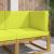 Perna pentru canapea de exterior 3 pcs Verde Poliester GartenMobel Dekor