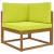 Perna pentru canapea de exterior 3 pcs Verde Poliester GartenMobel Dekor