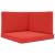 Perna pentru canapea de exterior 3 pcs Roșu Poliester GartenMobel Dekor