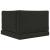 Perna pentru canapea de exterior 3 pcs Negru Poliester GartenMobel Dekor