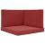 Perna pentru canapea de exterior 3 pcs bordo Poliester GartenMobel Dekor
