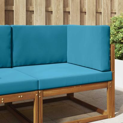 Perna pentru canapea de exterior 3 pcs Albastru regal Poliester GartenMobel Dekor