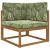 Perna pentru canapea de exterior 3 pcs Design cu frunze GartenMobel Dekor