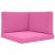Perna pentru canapea de exterior 3 pcs Roz Poliester GartenMobel Dekor