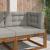 Perna pentru canapea de exterior 3 pcs Gri Poliester GartenMobel Dekor