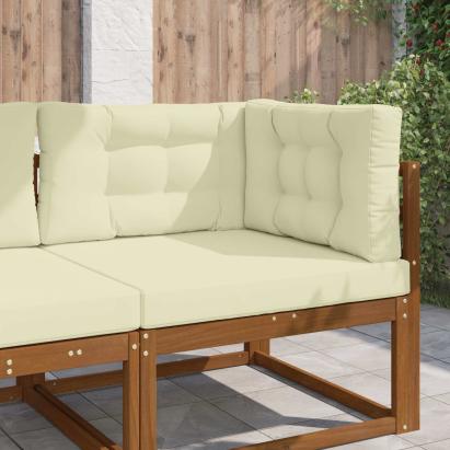 Perna pentru canapea de exterior 3 pcs Crem Poliester GartenMobel Dekor