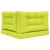 Perna pentru canapea de exterior 3 pcs Verde Poliester GartenMobel Dekor