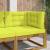 Perna pentru canapea de exterior 3 pcs Verde Poliester GartenMobel Dekor
