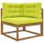 Perna pentru canapea de exterior 3 pcs Verde Poliester GartenMobel Dekor