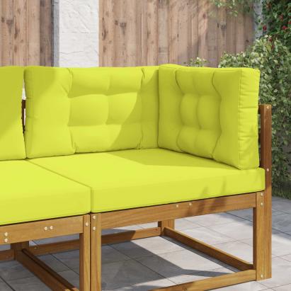 Perna pentru canapea de exterior 3 pcs Verde Poliester GartenMobel Dekor