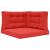 Perna pentru canapea de exterior 3 pcs Roșu Poliester GartenMobel Dekor