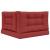 Perna pentru canapea de exterior 3 pcs bordo Poliester GartenMobel Dekor