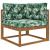 Perna pentru canapea de exterior 3 pcs Model cu frunze GartenMobel Dekor