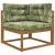 Perna pentru canapea de exterior 3 pcs Design cu frunze GartenMobel Dekor