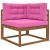 Perna pentru canapea de exterior 3 pcs Roz Poliester GartenMobel Dekor