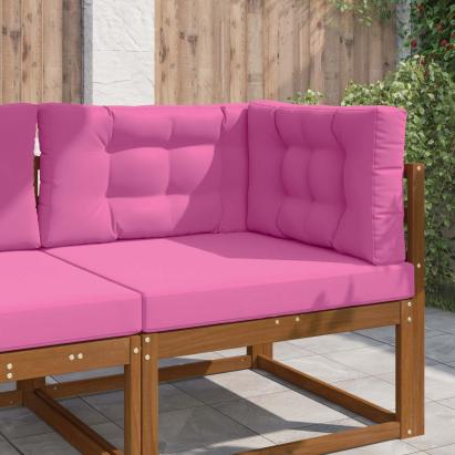 Perna pentru canapea de exterior 3 pcs Roz Poliester GartenMobel Dekor