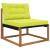 Perna pentru canapea de exterior 2 pcs Verde Poliester GartenMobel Dekor