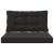 Perna pentru canapea de exterior 2 pcs Negru Poliester GartenMobel Dekor