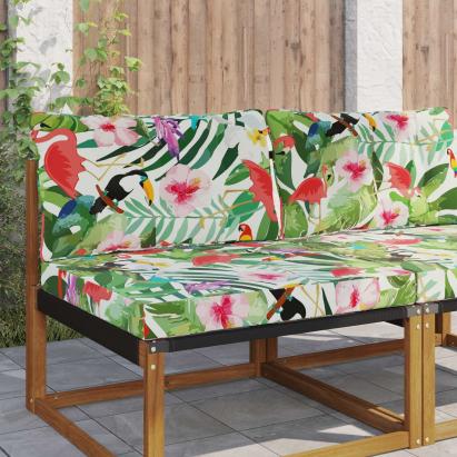 Perna pentru canapea de exterior 2 pcs colorat Poliester GartenMobel Dekor